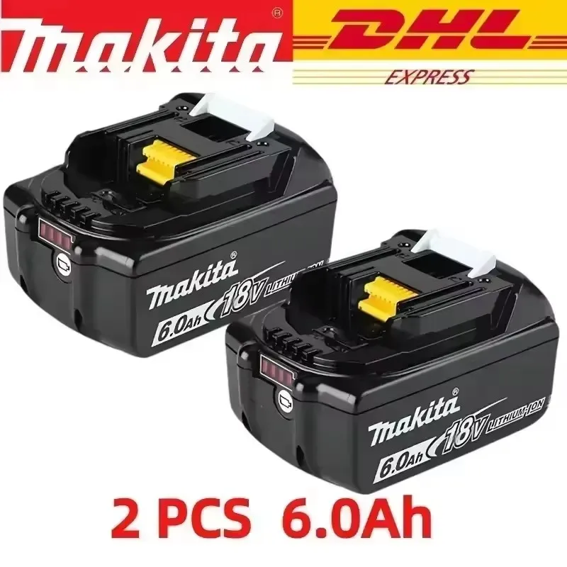 🪫 100%  aitoa 18v makita 6ah/5ah makita akulle  bl1840 bl1830b bl1850b bl1850 bl1860 bl1815 vaihto litiumakku🏅: Vihreä