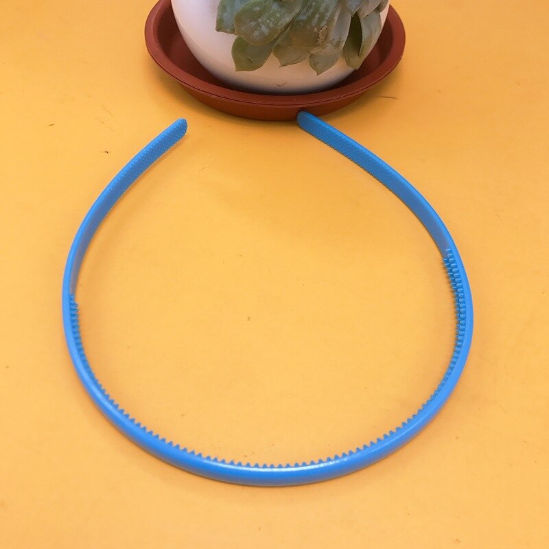 0,8 Cm Gewölbte Zahn Haar Bands 8mm Kunststoff Stirnband Kinder Haar Bands Weihnachten Kopf Schnalle Umwelt Freundliche Top Cuf: Blue