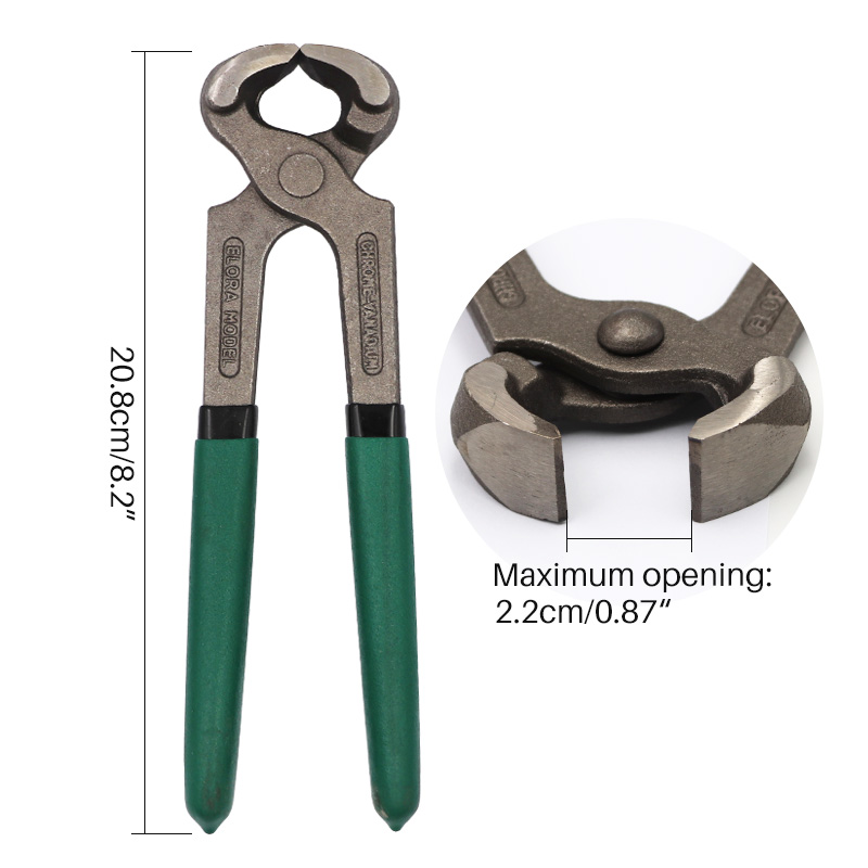 20cm/35cm hufscheren für rinder, pferde und kühe, reparatur-hufschere, rutschfeste griffe, zangen, kneifer, nagelzieher: Grün