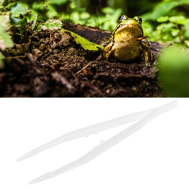 Reptile Tweezers Noctilucence Clip Feeding Tongs Live Food Feeding Clamp l29k