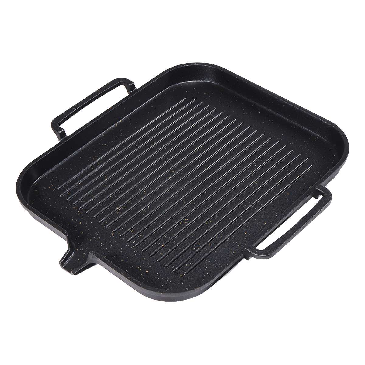 Bbq grill aluminium stek grill pan tallrik non stick beläggning köksredskap induktion kompatibel kök matlagning bbq pan 2-4 personer