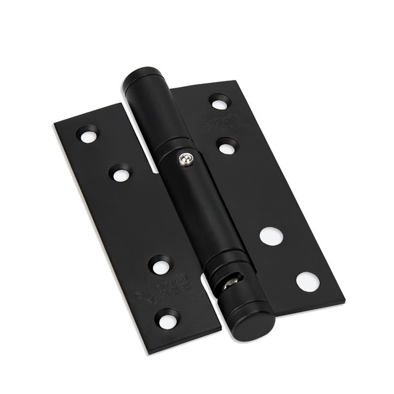 Invisible door Hydraulic buffer hinge,5 inch,90 degree positioning,Automatic closing,be quiet, door closer: black