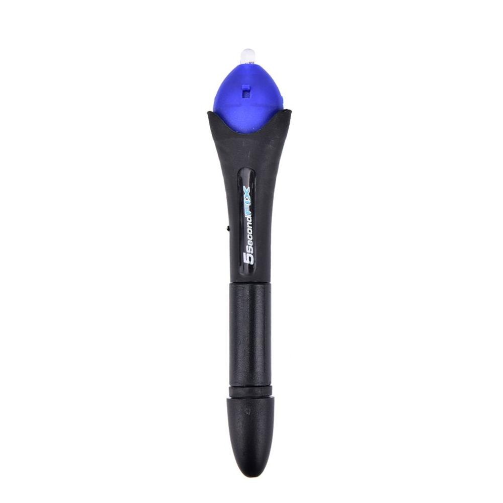 NICE caneta de cola UV com secagem rápida, caneta de cola líquida, colagem em 5 segundos, artefato plástico, 62G