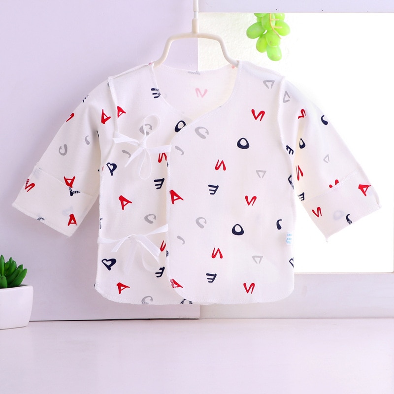 Bambino Appena Nato Metà Posteriore Indossare Biancheria Intima di Estate Respirabile Sottile Vestiti Vestiti Appena Nati Biancheria Intima 0 1 2 3 Mesi Cappotto Magliette E Camicette