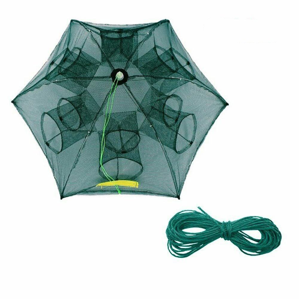 4/6/8/12/16 Holes Magic Fishing Trap Fish Net Nylon Mesh Full Automatic Foldable Crab Fish Net Easy Throw Fishing Accessories: 12 Holes