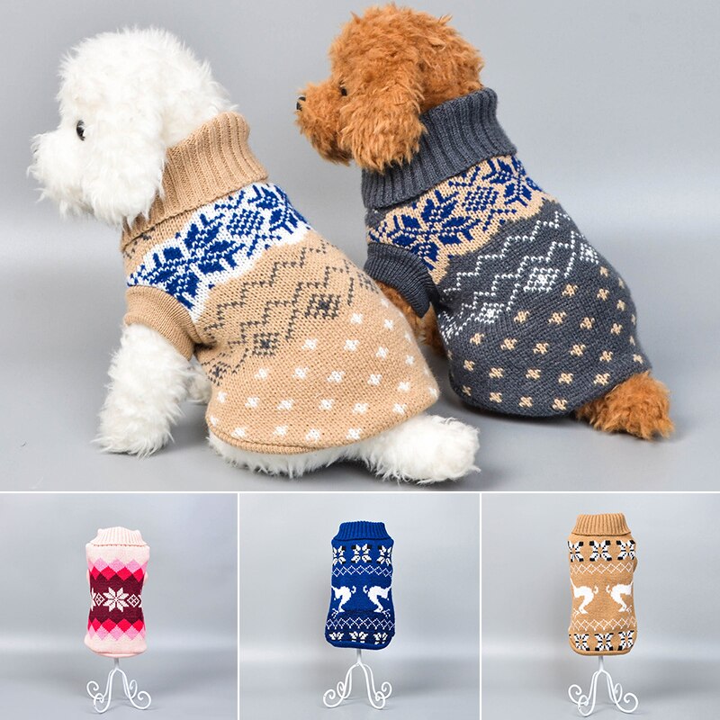 Dog Clothes Chihuahua Pet Dogs Cat Knitwear Dog Sweater Puppy Warm Coat chihuahua Clothing Dogs Winter Doggy Costume