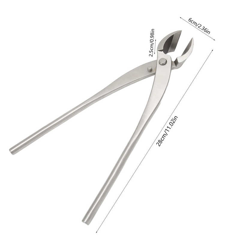 280mm Branch Cutter Diagonal Ergonomic Handle Stainless Steel High Hardness Wear Resistant Easy Cutting Tree Cutter for Bonsai