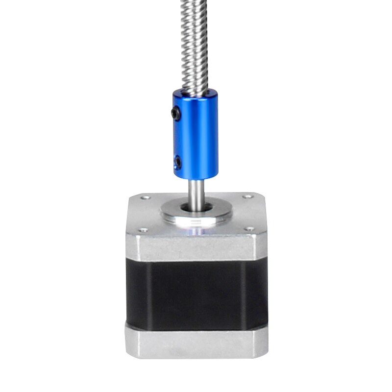 3D Drucker Teile D14L25 flexibel Welle Koppler Aluminium Kupplung Bohrung 5mm bis 8mm Blau Starren Schraube Teil Für stepper Motor-