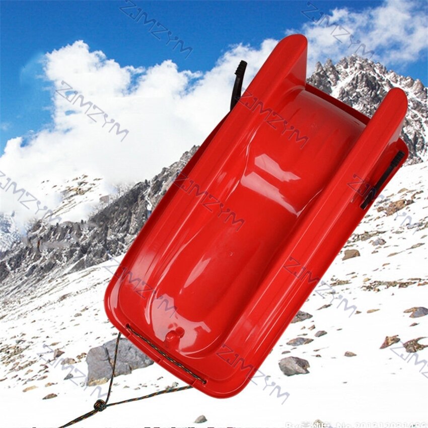 JK1225P High Backrest Thickened Antiskid Snowboarding Adults Sand Grass Skiing Board Outdoor HDPE Sleigh Children's Snowboard