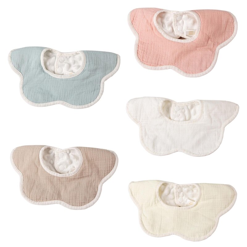 360 Graden Rotatie Burp Doek Effen Kleur Baby Bloem Feeding Bib Speeksel Handdoek