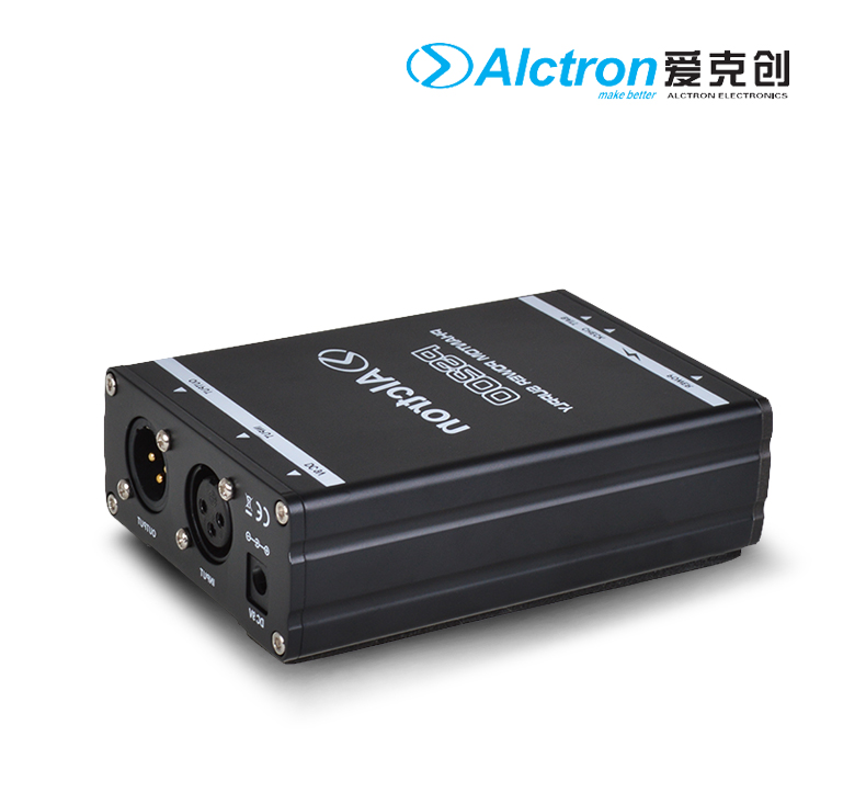 Alctron-fuente de alimentación phantom PS200, dispositivo Original de 48V para micrófono de condensador, con batería de 9V y adaptador de 9V