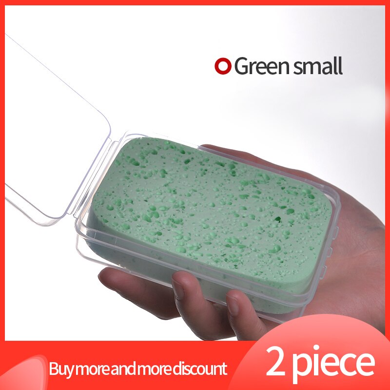 Art Aquarel Spons Hydraterende Speciale Water Shalk Spons Magic Water Absorberende Spons Art Schilderen Leveringen: 2 green small
