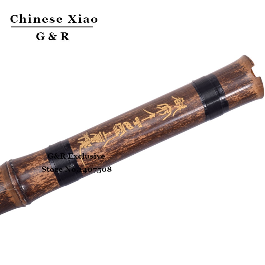 Chinese Vertical Bamboo Flute 8 Holes Xiao Accurately Tuned Chromatic Musical Instrument G/F Key Dong Xiao For Beginners Flauta