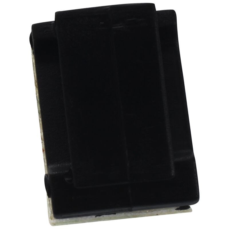 100 Pcs Black Plastic Wire Tie Rectangle Cable Mount Clip Clamp Self-adhesive