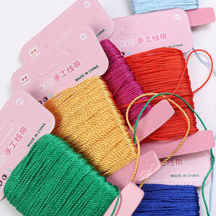 1.5mmx20m Hand knitting Jute Rope for Handcraft Supplies Packaging Stuff Bouquet wrapping