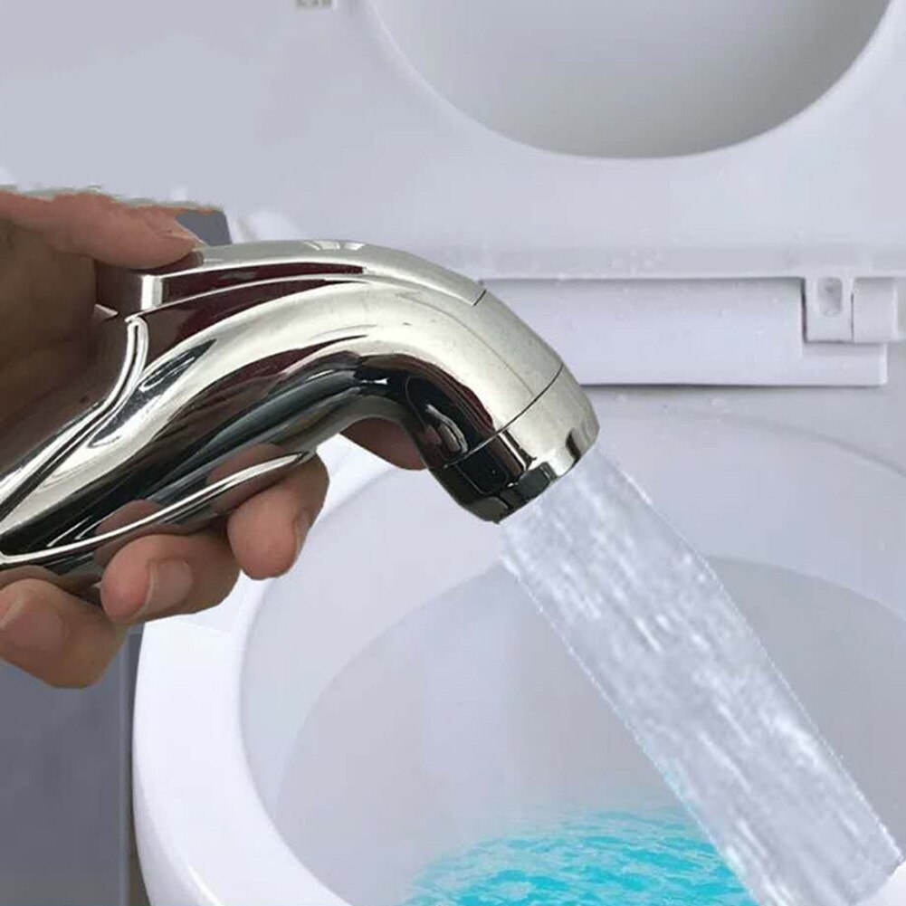 Mini Sproeikop Bidet Spuiten Kraan Hand Held Hoge Druk Luier Douche Douche Kit Wc Levert