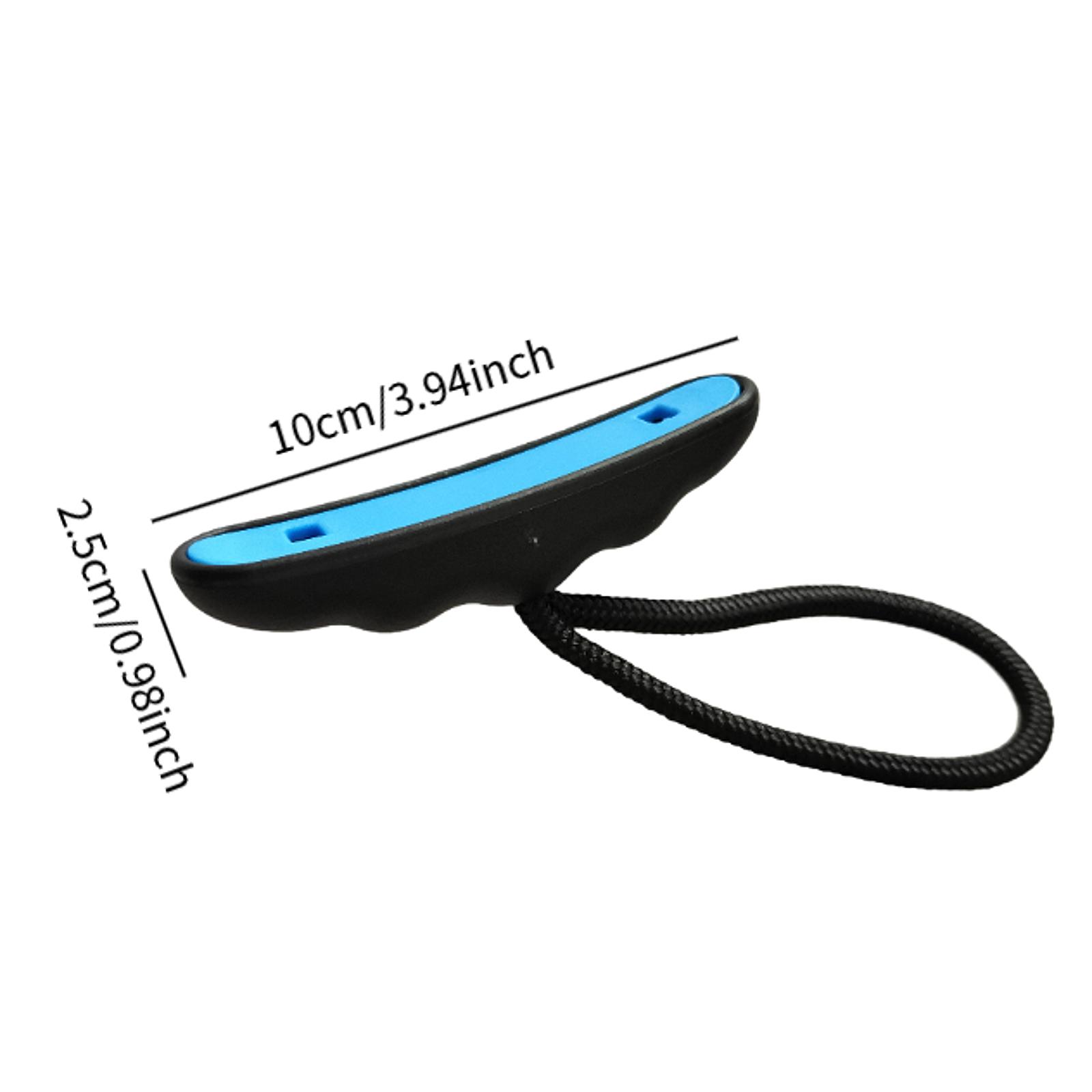 Asas de Kayak de 2 uds., manijas de cuerda de barco de palanca, ligeras, elegantes, universales con cable para accesorios de remo, surf, kayak