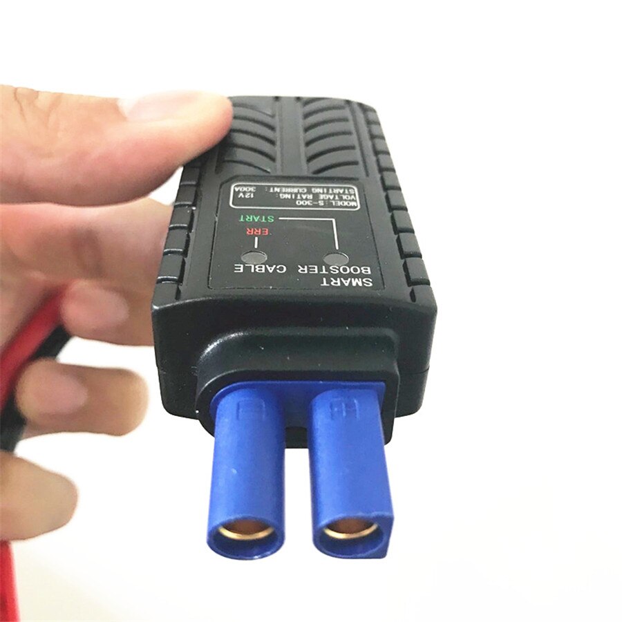 Universal 12V Smart LED Lead Cable Battery Alligator Clamp Clip Emergency Indicator For Car Jump Starter Short-Circuit Protectio