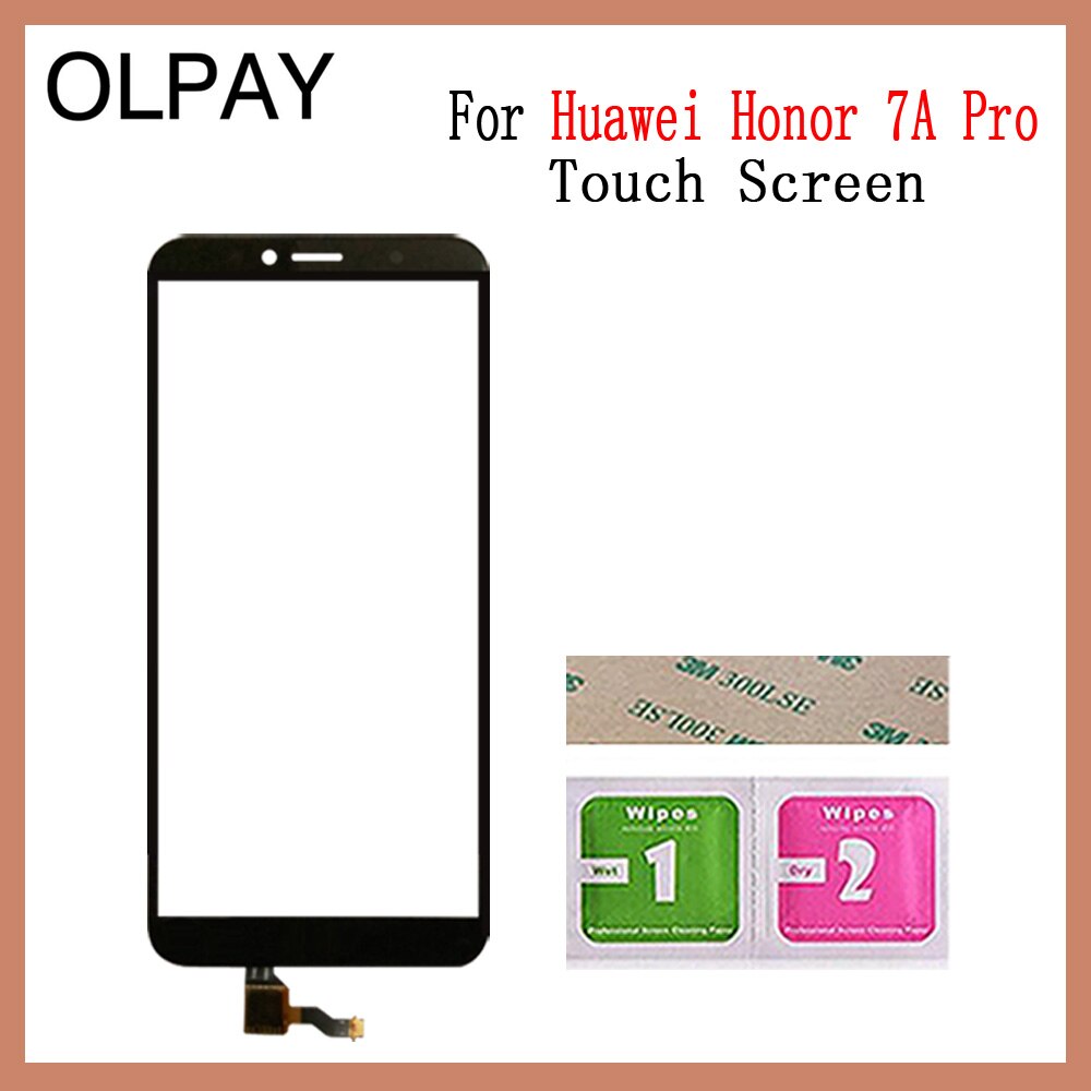 praktisch 5.7 "zoll TouchScreen Für HuaWei Honor 7A Profi AUM-L29 Touchscreen Digitizer Tafel Vorderseite Glas Objektiv Sensor: Schwarz Nein Werkzeug