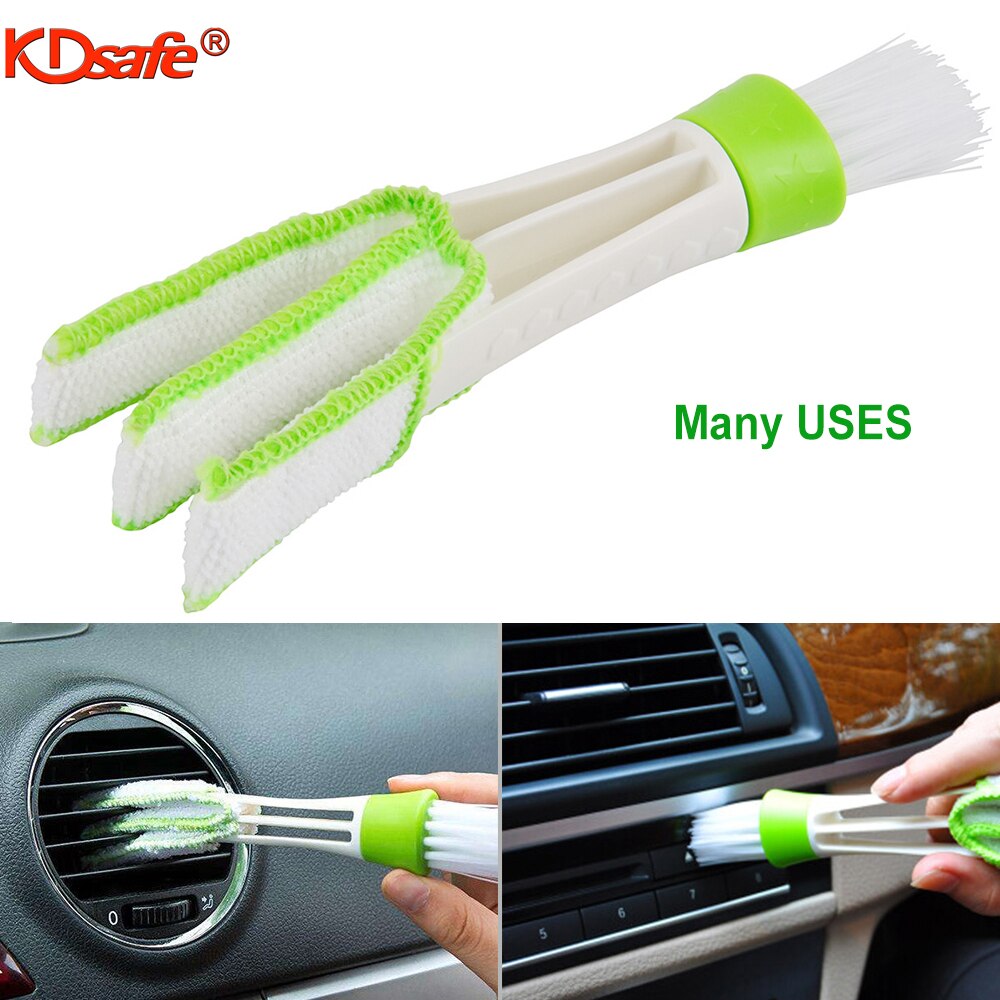 Brosse de nettoyage pour voiture, nettoyant lavable pour la maison, nettoyeur de ventilation de climatiseur, stores, clavier, brosse à poussière, ordinateur, outil de nettoyage de style de voiture