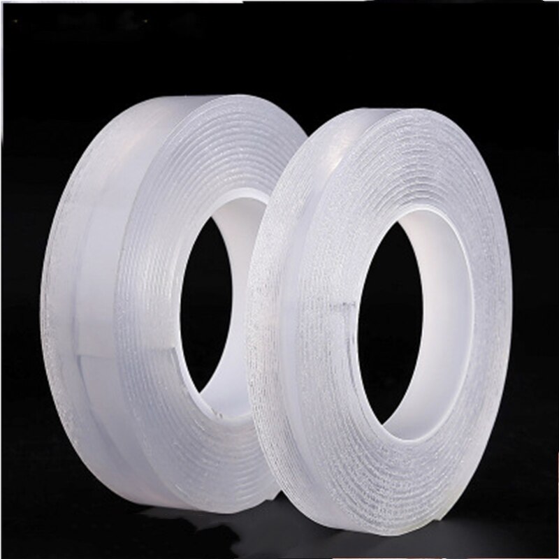 Nano – ruban adhésif magique Double face Transparent, sans Trace, acrylique, étanche, lavable, décoration de la maison, 1M / 3M / 5 M