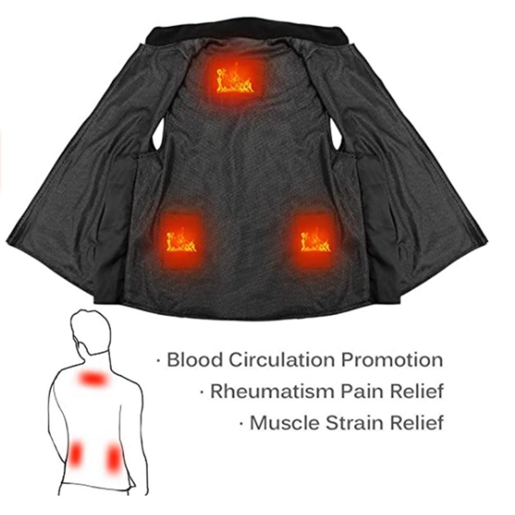 Usb Verwarming Pad Bluetooth Temperatuurregeling Fiber Heater Ondergoed Verwarming Isolatie Doek Winter Waterdichte Verwarmd Film