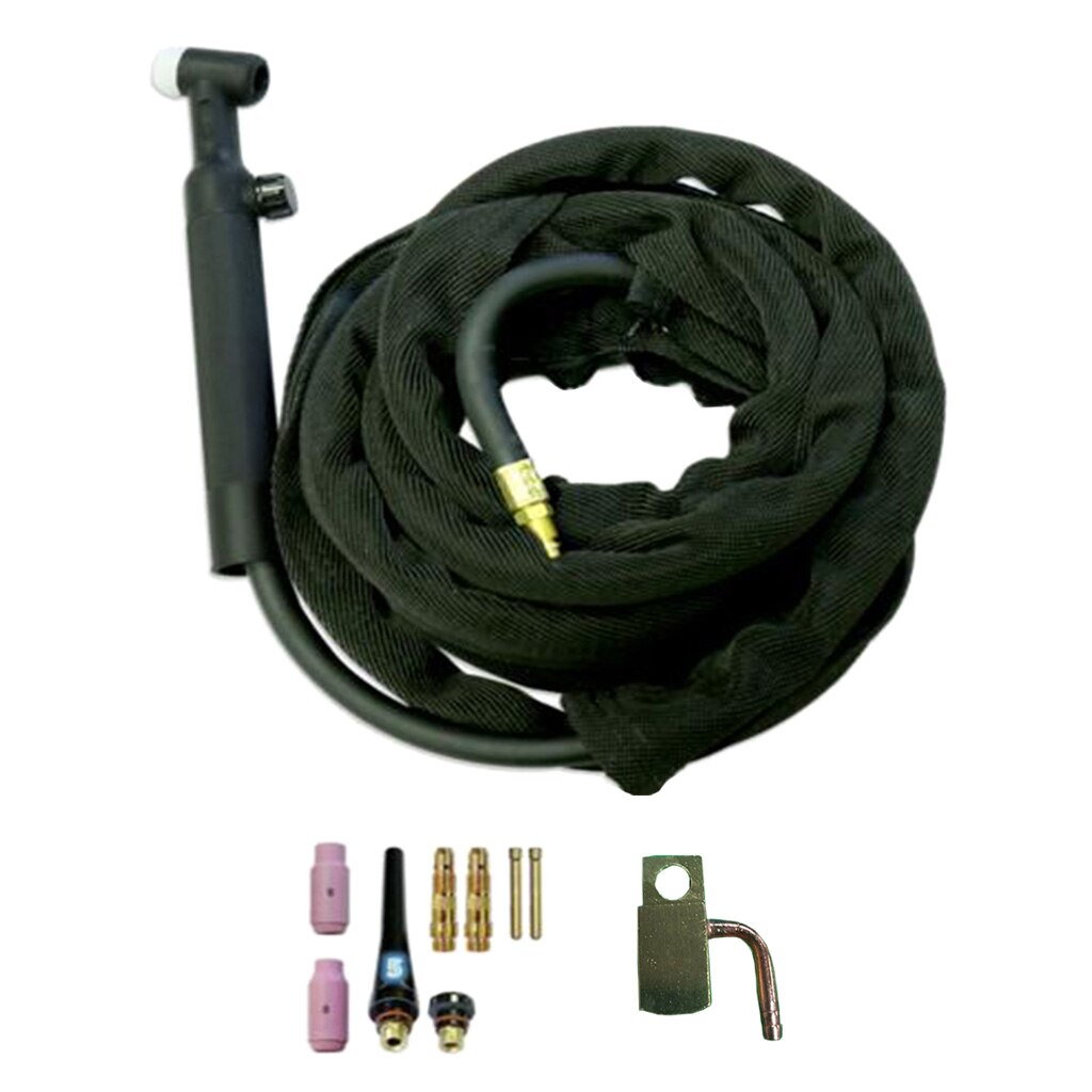 WP-26 Gas Valve TIG Welding Torch with Torch Head Tool Power Cable/Hose