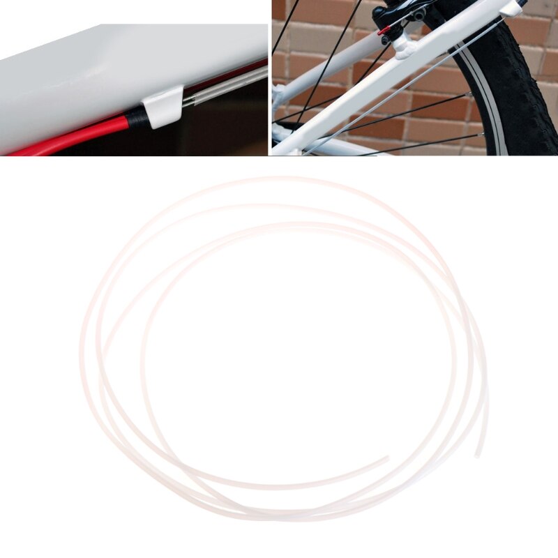 Kit Câbles Et Gaines Dérailleur Vélo – Compatible Shimano/SRAM – 2 Câbles + 1 Gaine Téflon + Embouts – Pour VTT, Route, Ville - 6