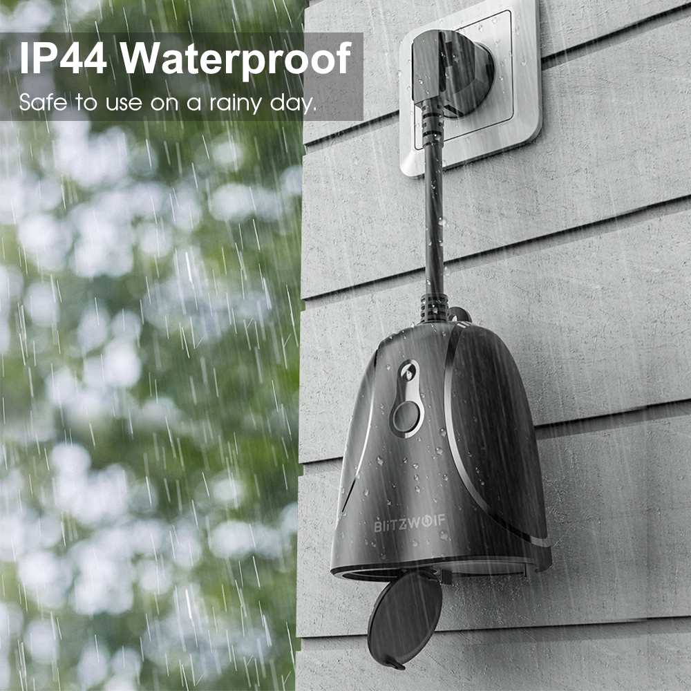 EU/US Plug Indoor Outdoor Smart Wireless WIFI Socket APP/Voice Control Dual Outlets IP44 Waterproof Work Socket Plugs Adaptors