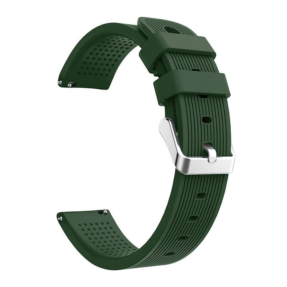 Bracelet de montre de sport en silicone pour samsung Gear S2 732 montre de spOrt pour samsung Galaxy 42mm pour samsung Galaxy montre bracelet actif: Army green