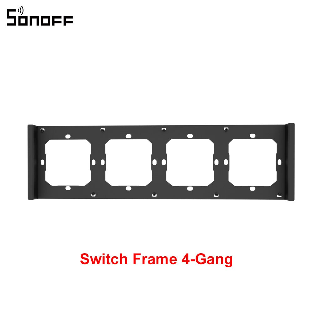 Itead Sonoff M5 Switchman Schakelaar Frame 2/3/4 Gang Aangepast Voor M5-80 Slimme Schakelaar Eenvoudig Te Installeren Pc v0 Montage Doos: Frame 4-Gang