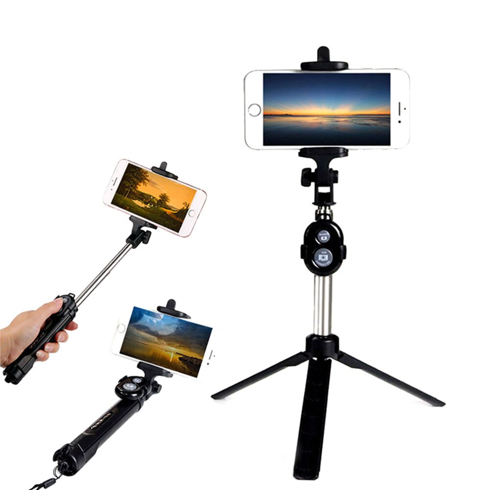 Selfie Stick Tripod - Extendable with Bluetooth Remote Shutter - for iPhone, Samsung Galaxy