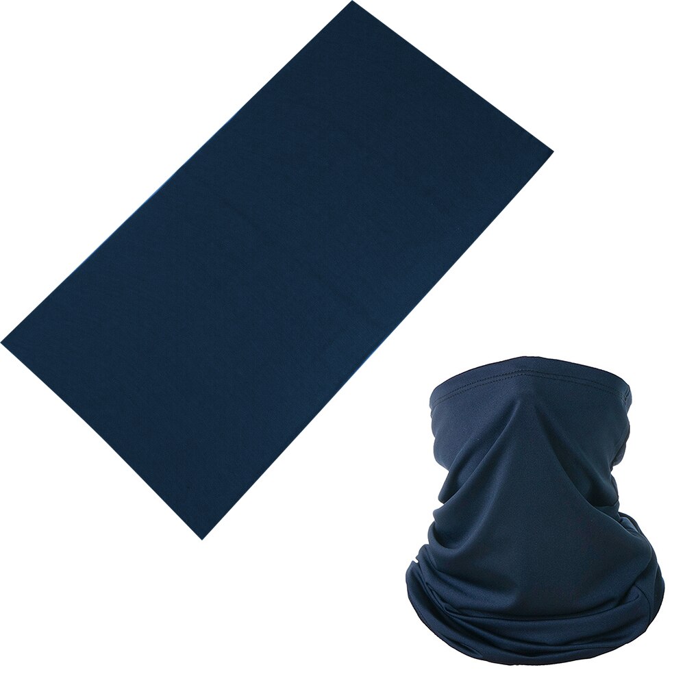 Pañuelo de tela transpirable para cubrir la cara, Snood sin costuras para el cuello, multiusos, Unisex, de seda de leche, protector solar