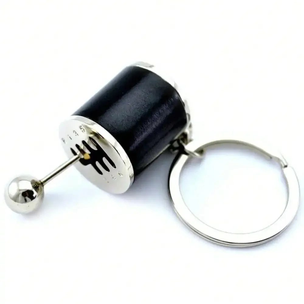 Mini turbo turbo nyckelring bilstyling nyckelring växellåda hänge nyckelring pinne knoppar nyckelring växellåda metallnyckelring