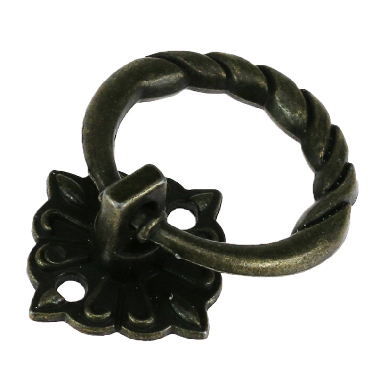 12 Pieces Vintage Retro Kitchen Cabinet Cupboard Drawer Dresser Pull Handle Knob Antique Brass