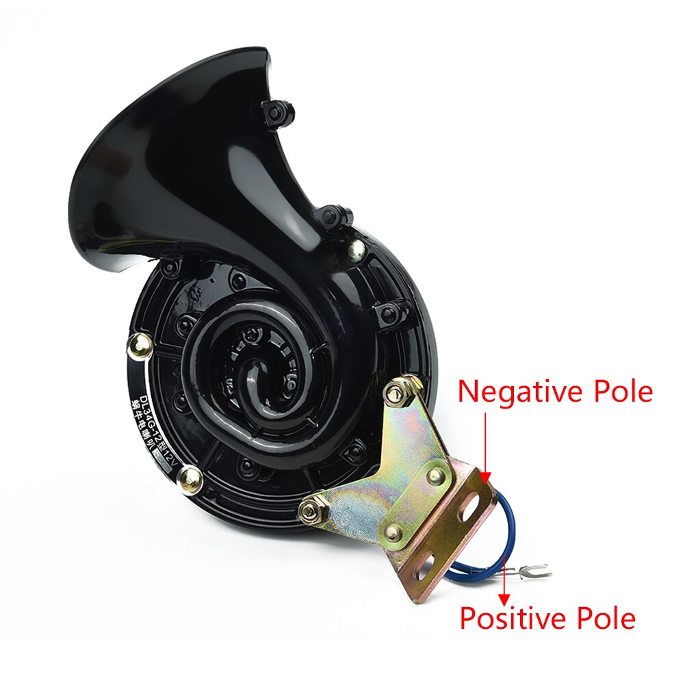 350dB corne électrique escargot corne de taureau unique Super fort moteur de rage universel pour voiture de moto
