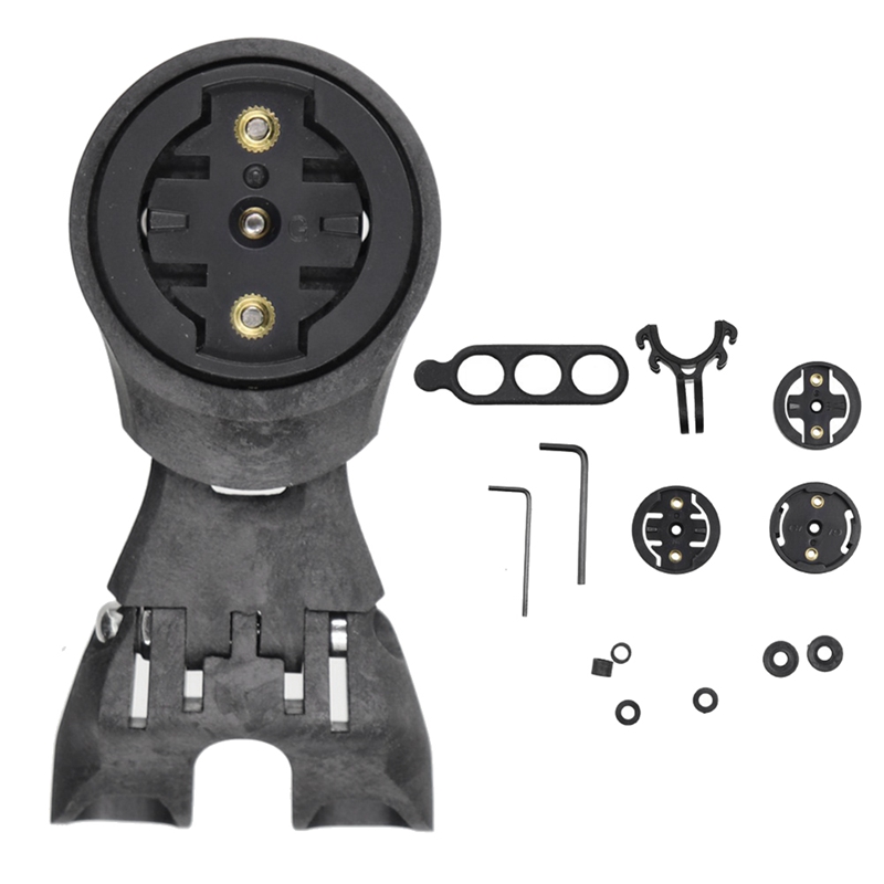 Fiets Stuur Stuurstem Computer Mount Ondersteuning Voor Garmin Bryton Wahoo Reus Met Lichte Camera Fietsbevestigingshouder