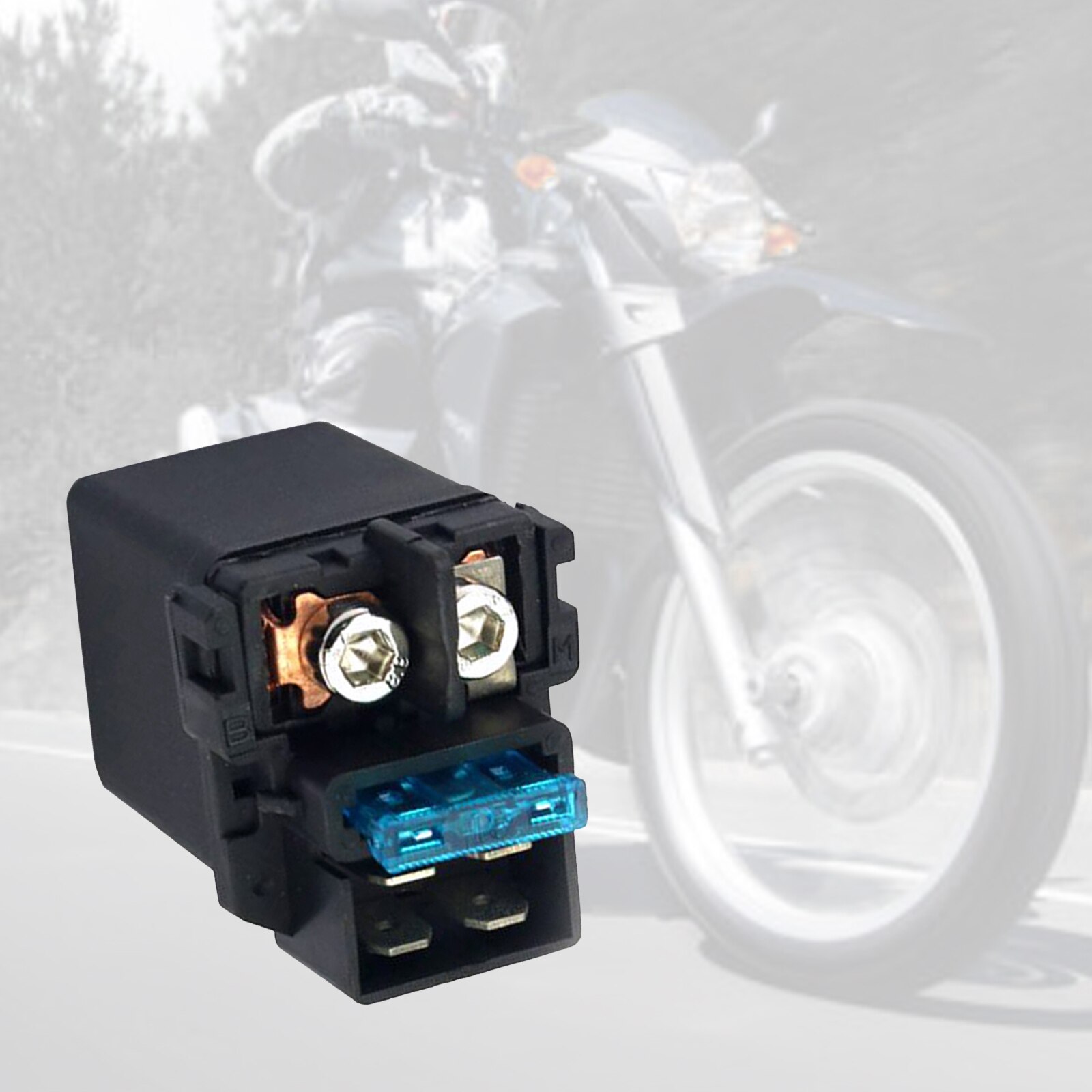 Relé de arranque FZ16, relé de arranque de voltaje solenoide para Yamaha FZ 16 FZ-16 YS150, accesorios de motocicleta, plástico ABS y Metal