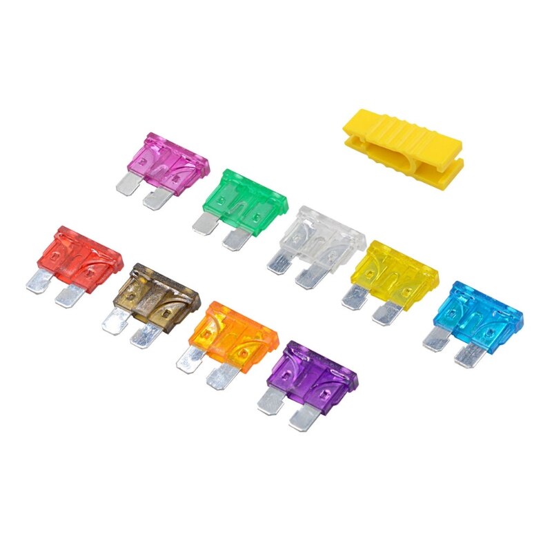 100Pcs Auto Zekeringkast Standaard Medium Zekering Blade Fuse Box Auto Zekering Auto 2A 3A 5A 7 6XDB