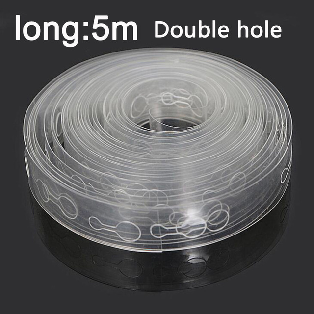 Ballon Accessoires Super Sticky Ballon Doseren Party Decoraties dubbelzijdig Plakken Zonder Marks 1 Roll 100 Tabletten: 5M-DOUBLEHOLE