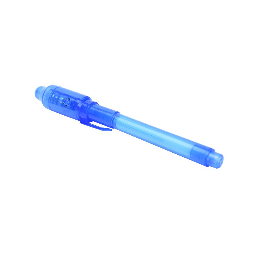 Bolígrafo de tinta Invisible con luz UV negra, , 2 en 1, de seguridad, subrayadores de 13,3 cm, 1 ud.