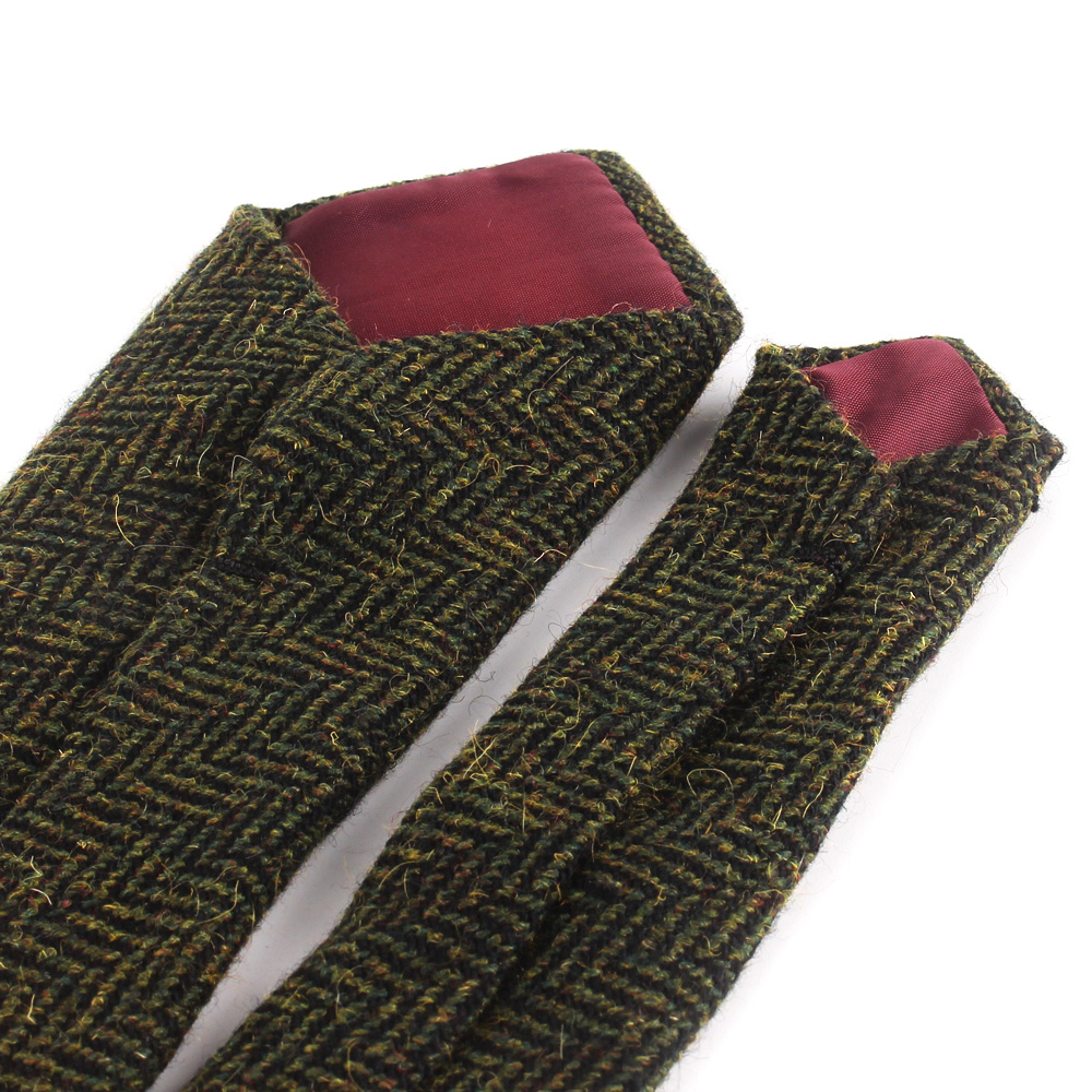 Cravatte sottili in lana per uomo Donna Cravatte casuale a righe Cravatte strette Ragazzo Ragazze Cravatta di lana Gravata Regalo Cravatte uniformi