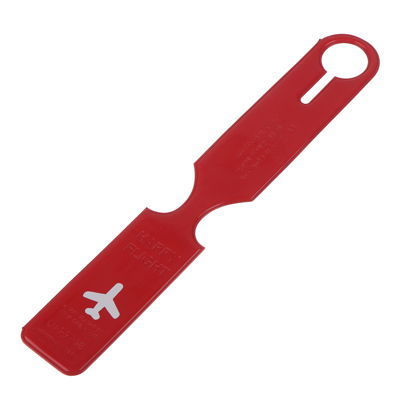 Leuke bagagelabelriemen Koffer Id Naam Adres Identificatielabels Bagagelabels Vliegtuig PVC-accessoires: GRIJS
