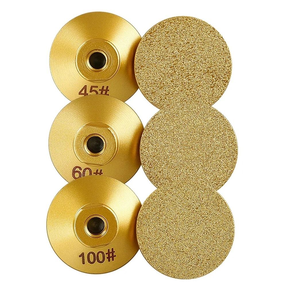 Cabezal de pulido soldado, almohadilla de pulido plano, amoladora angular, disco de molienda, piezas de herramientas para mármol, cuarzo, granito, adoquines