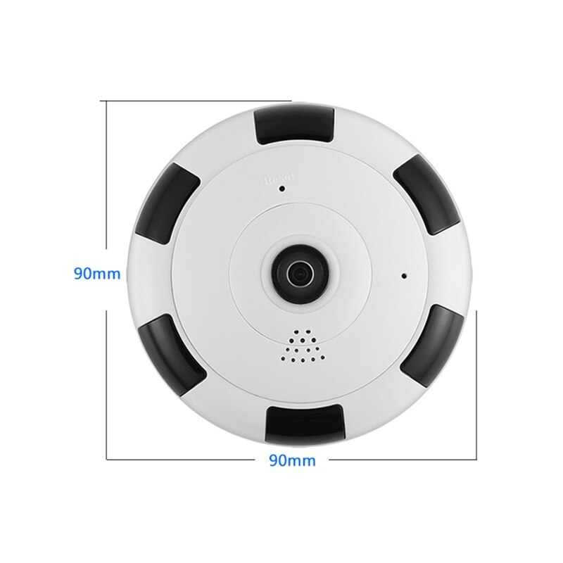 Ip Camera Fisheye Infrared Camera 960P Wireless Home Network Camera EU Plug