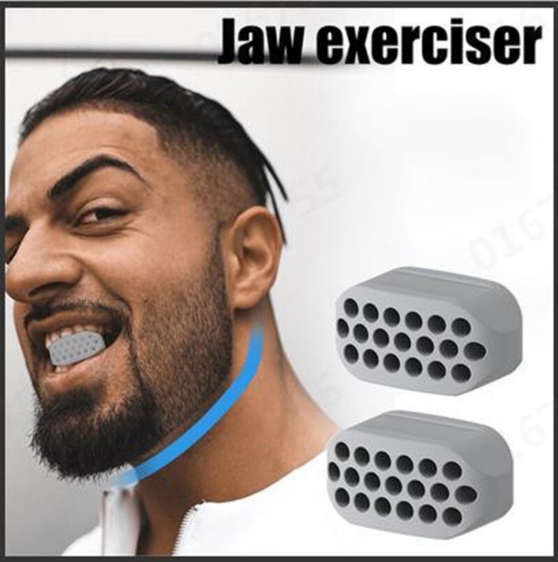 Jawline-ejercitador de cara y cuello de mandíbula, definición de su tono jawlinand, ayuda a reducir el estrés y el ejercicio Facial: B 2PC