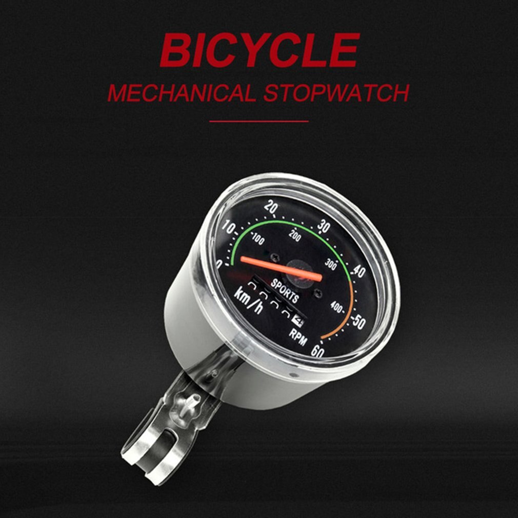 Tachimetro meccanico universale classico bici ciclismo contachilometri cronometro impermeabile contagiri per bicicletta
