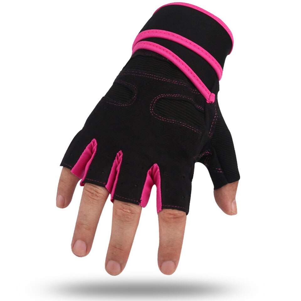 Gants durables pour gant de pêche demi-doigt tissus en Silicone de confort anti-dérapant pêche gants sans doigts: Bourgogne / XL