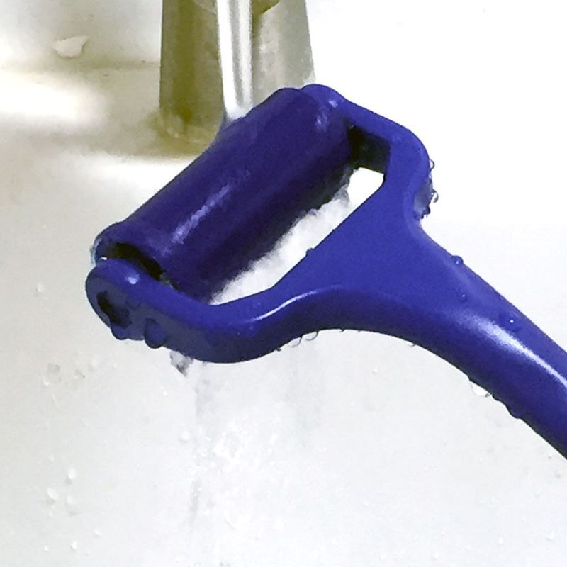 Wiederverwendbarer schallplattenreiniger, antistatische silikon-reinigungsrolle