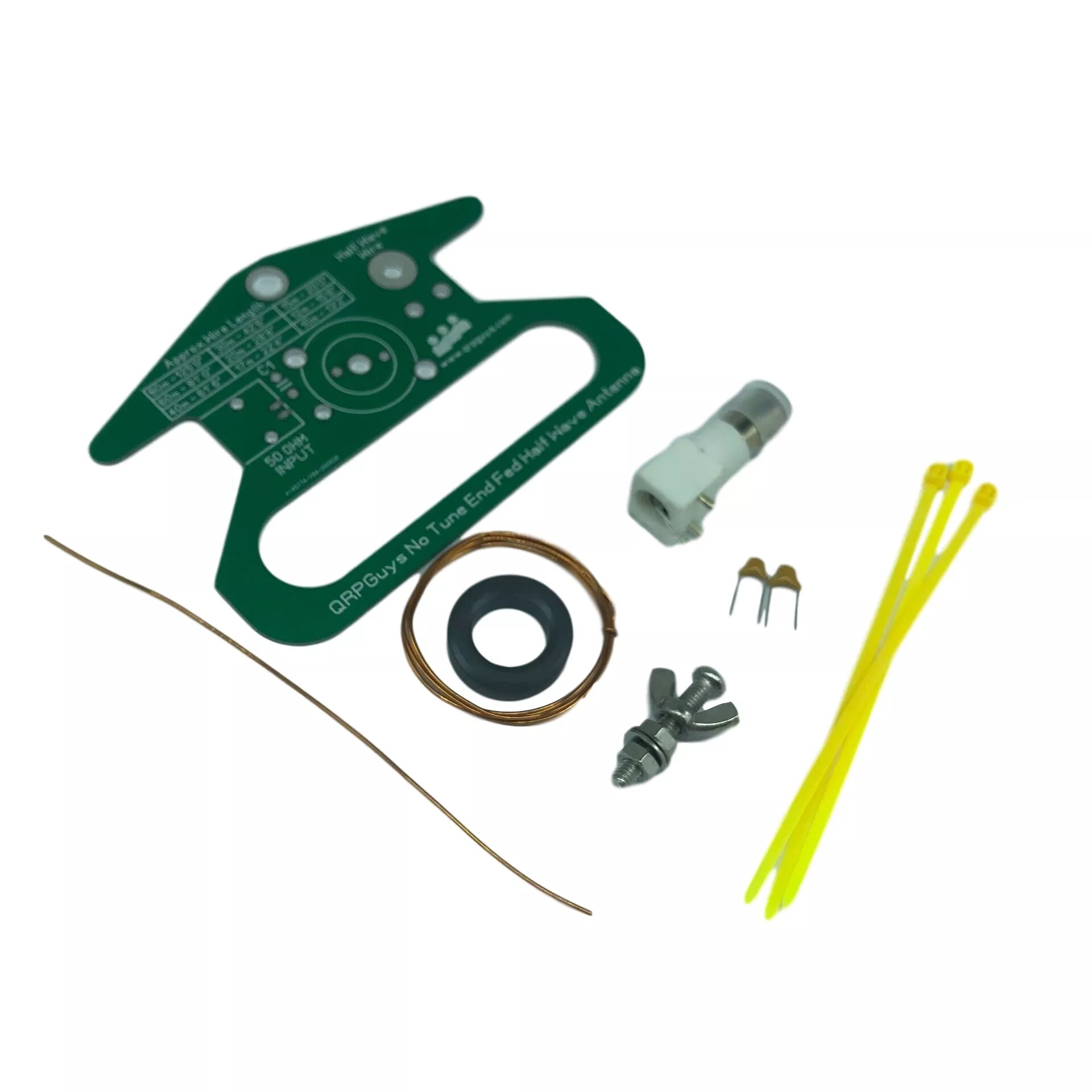 DIY Portable No Tune End Fed Half Wave Antenna 50Ohm Single-Band 80M-10M End-Feed Half-Wave Linear Antenna